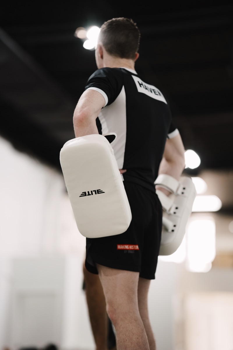 Muay Thai training at Haven Grappling Academy