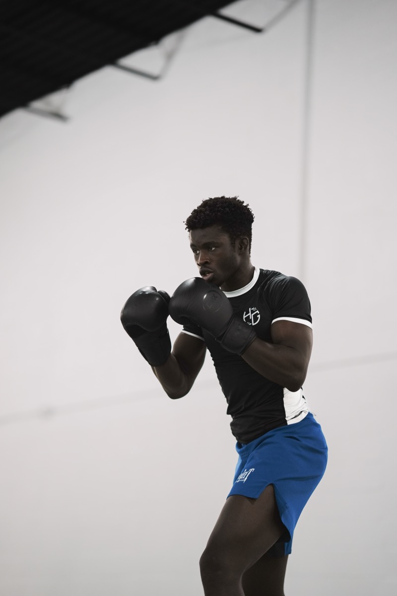 Muay Thai training at Haven Grappling Academy