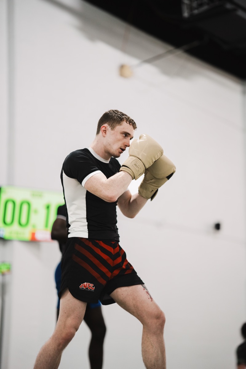 Muay Thai training at Haven Grappling Academy
